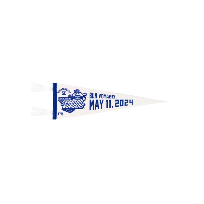 Spartanburgers Bun Voyage 7 x 21 Pennant