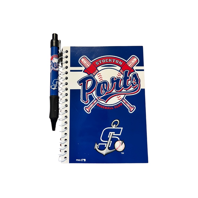 Stockton Ports Notebook & Pen