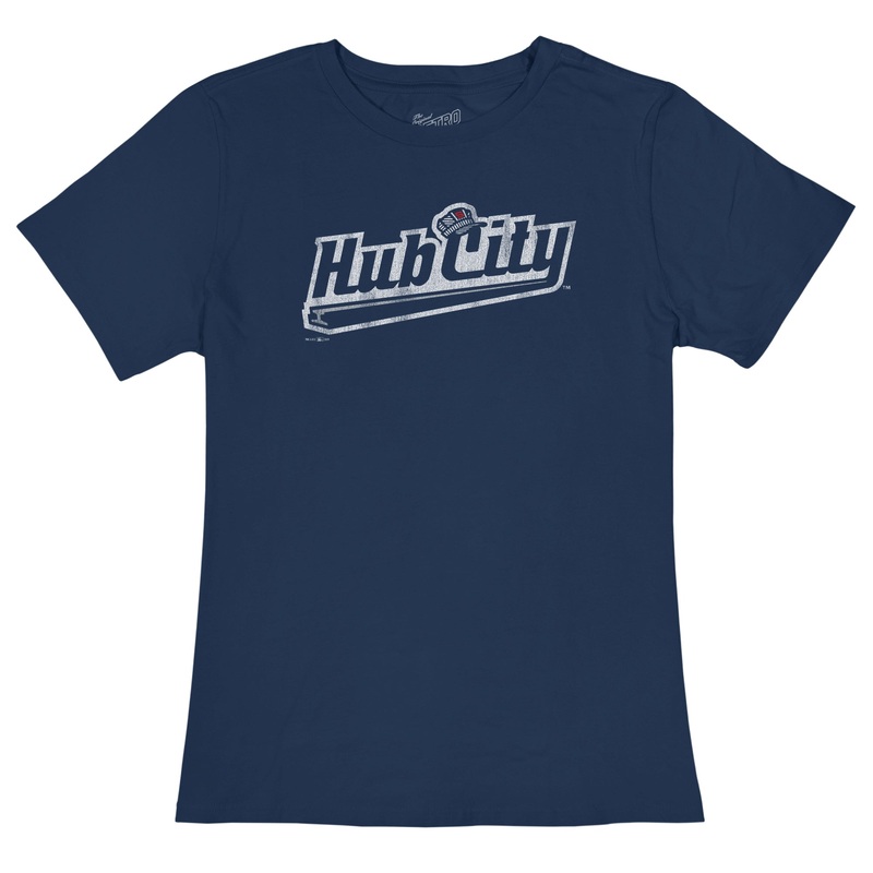 W Womens Hub City Wordmark T-Shirt