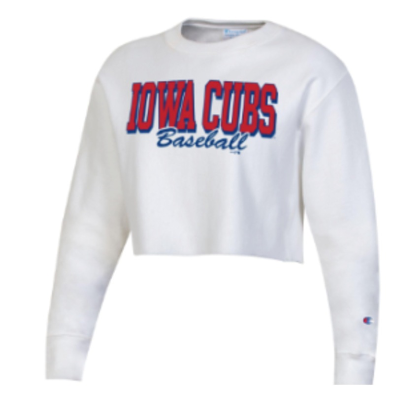 Women’s Iowa Cubs Boyfriend Crop Sweatshirt
