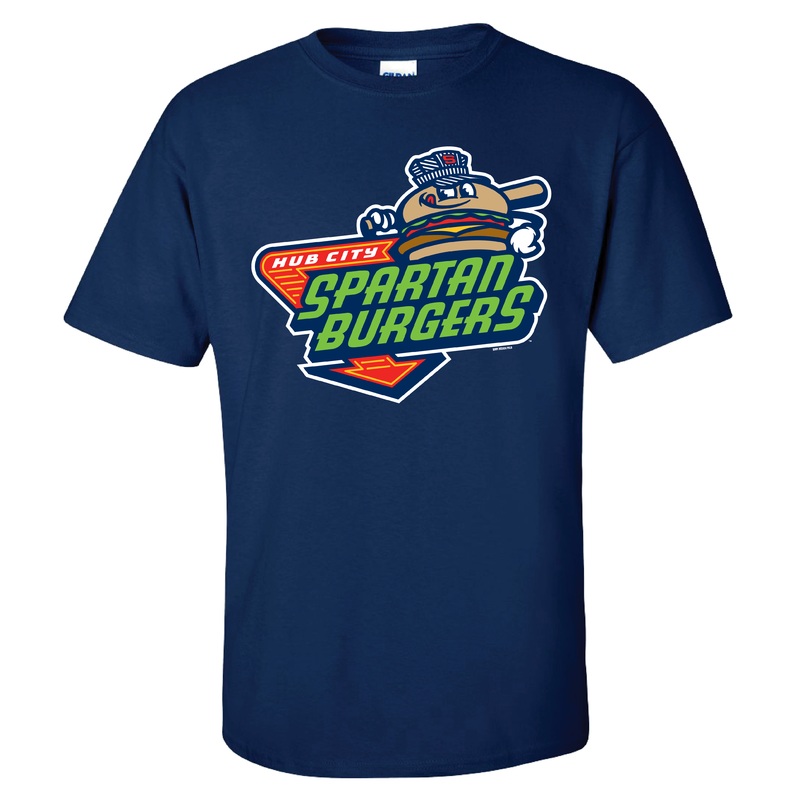 Youth Navy Primary Logo Tee