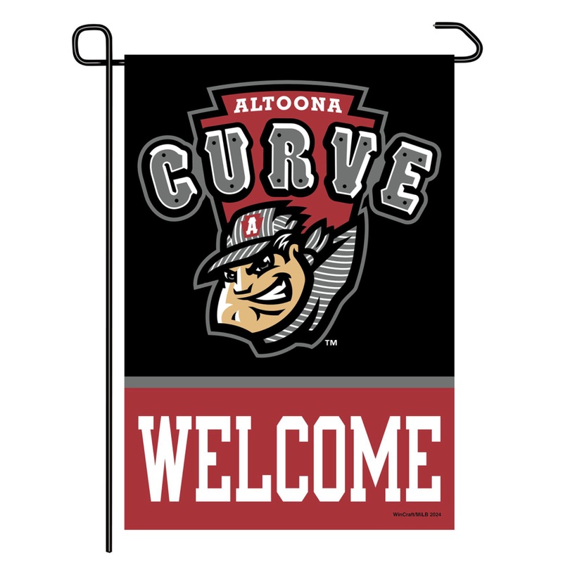 Altoona Curve Garden Flag – Welcome