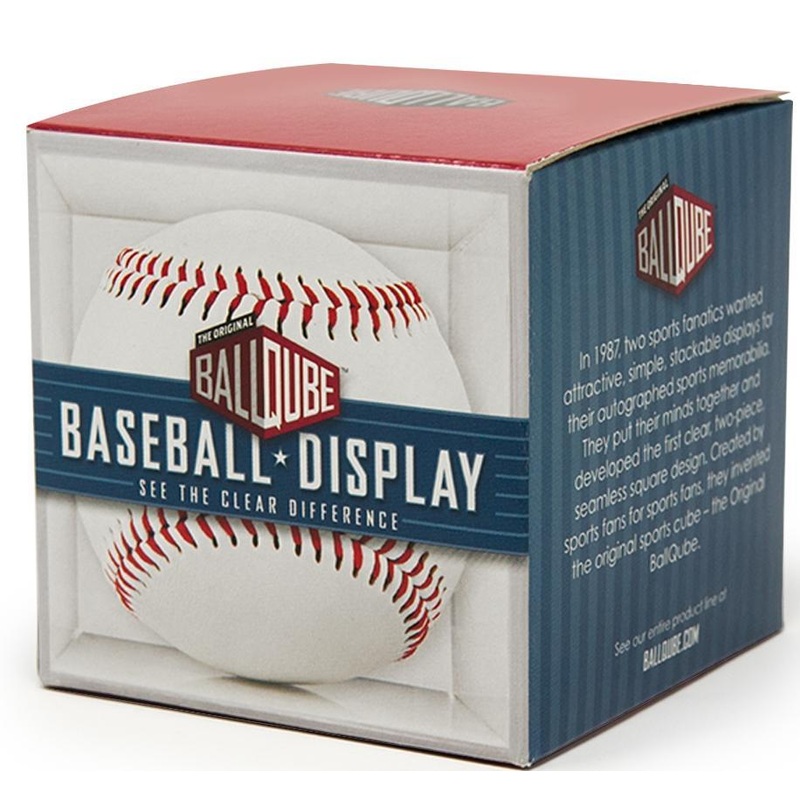 BallQube Baseball Display Cube – Baseball Sold Separately