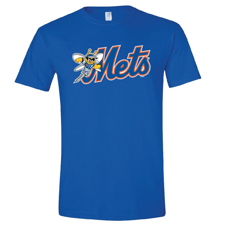 BRP Adult B-Mets 100% Cotton Royal Blue T-shirt by Bimm Ridder