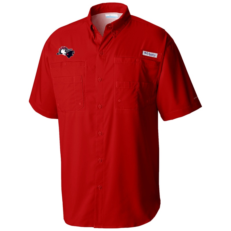 Fayetteville Woodpeckers Columbia Home State Logo PFG Fishing T-Shirt