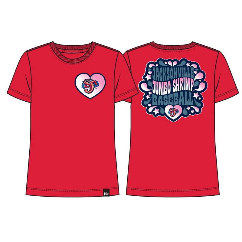 Jacksonville Jumbo Shrimp New Era Youth Color-Changing Ink Tee