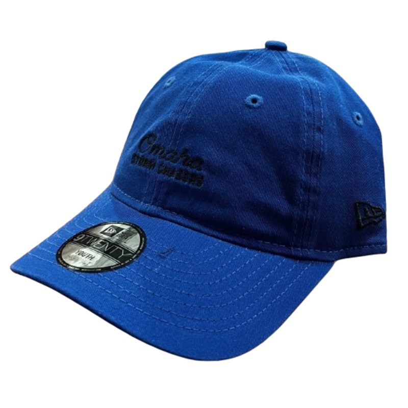 Omaha Storm Chasers Youth New Era 920 Royal Throwback Cap