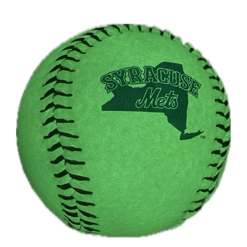 Syracuse Mets Glow in the Dark Logo Baseball