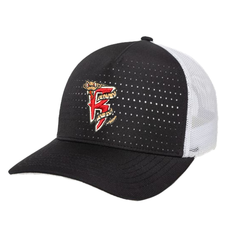 Timber Rattlers Black/White Adjustable Golf Hat
