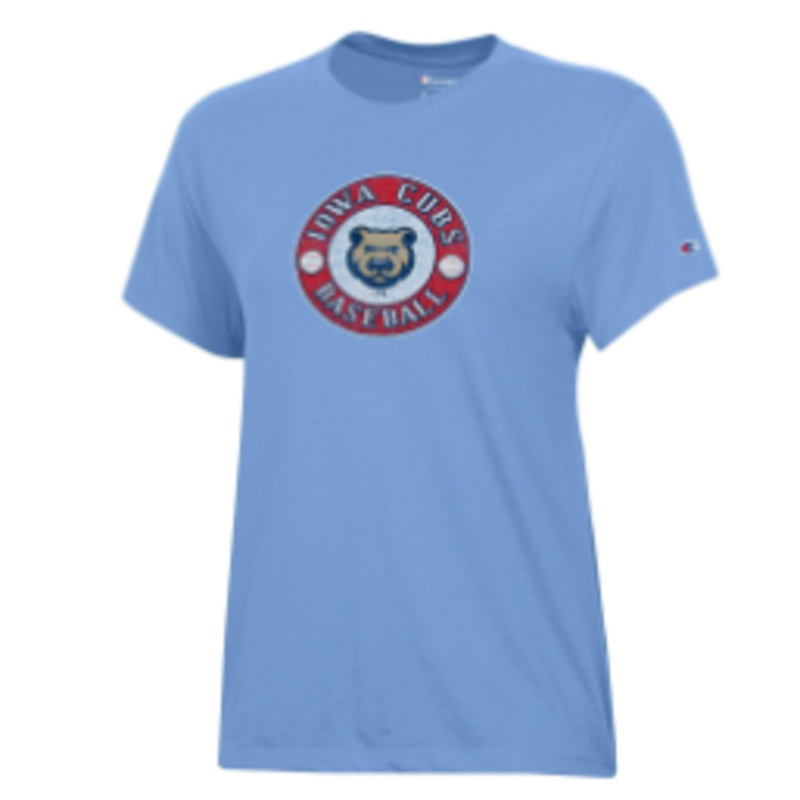 Women’s Iowa Cubs Crew Tee-LtB