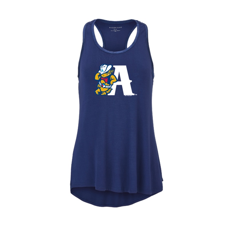 Amarillo Sod Poodles Women’s Navy Hi/Low Lean A Tank