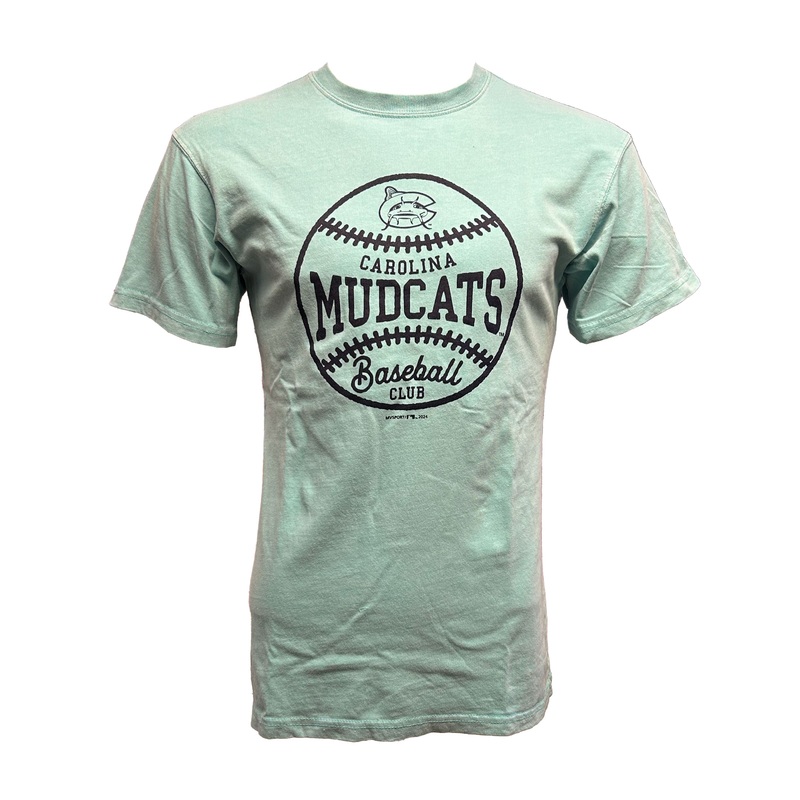 Carolina Mudcats Barbados Blue Tee