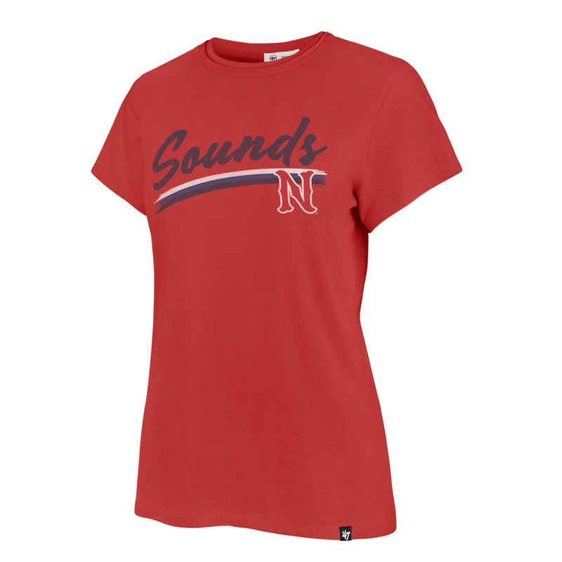 Nashville Sounds ’47 Brand Women’s Racer Red Bliss Frankie Tee