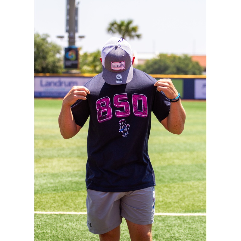 Pensacola Blue Wahoos Area Code T-Shirt