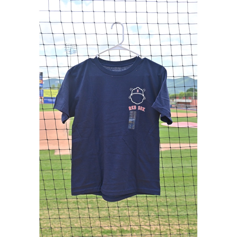 Salem Red Sox Baseballism Adult Navy Bobblehead Tee