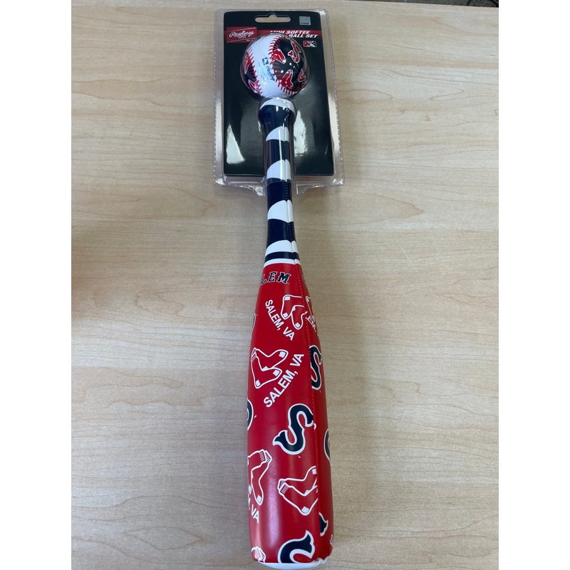 Salem Red Sox RawlingscMini Bat & Ball Softee Set