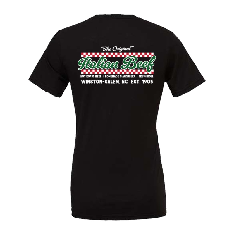 Southside Mangia Original Beef Tee – Black
