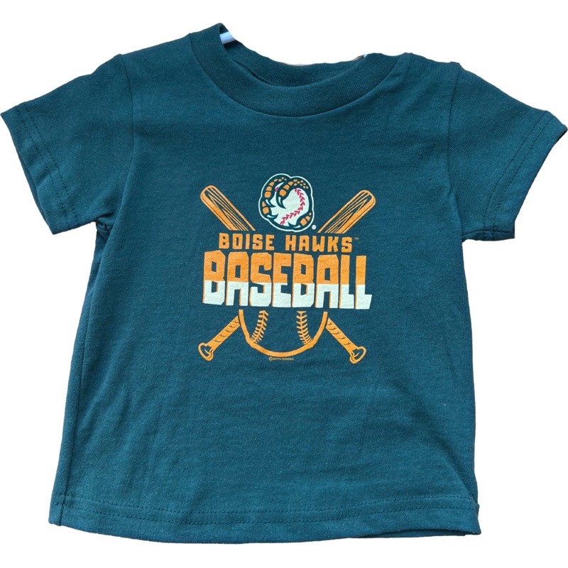 BOISE HAWKS INFANT BOYS GREEN BAT T-SHIRT