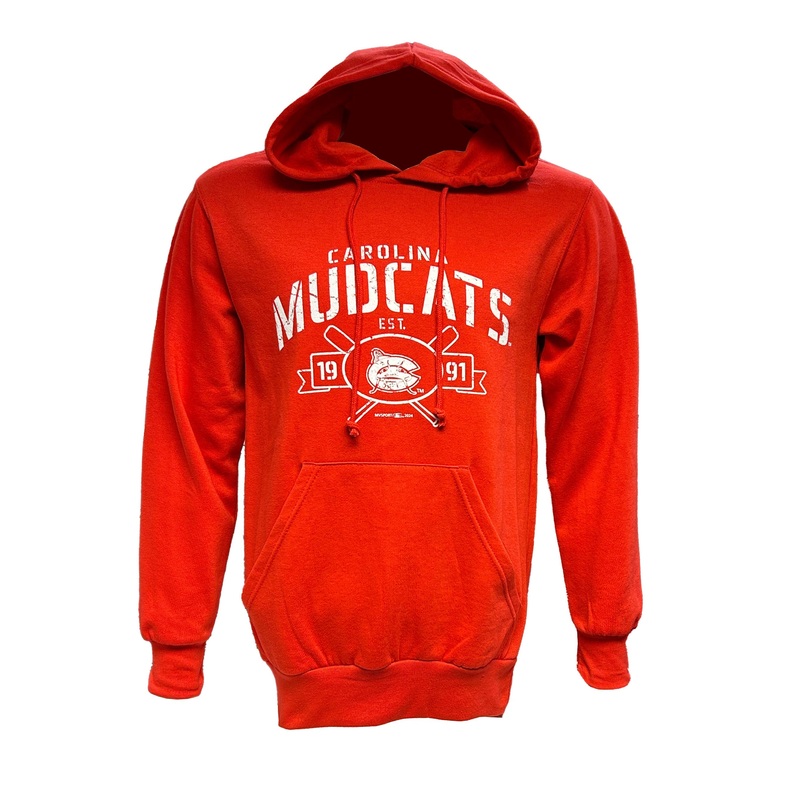 Carolina Mudcats Comfort Red Hoodie