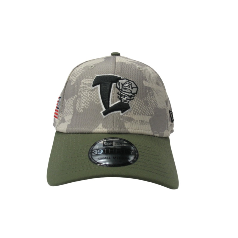 Lansing Lugnuts 2025 New Era Armed Forces 3930 Flex-fit Hat