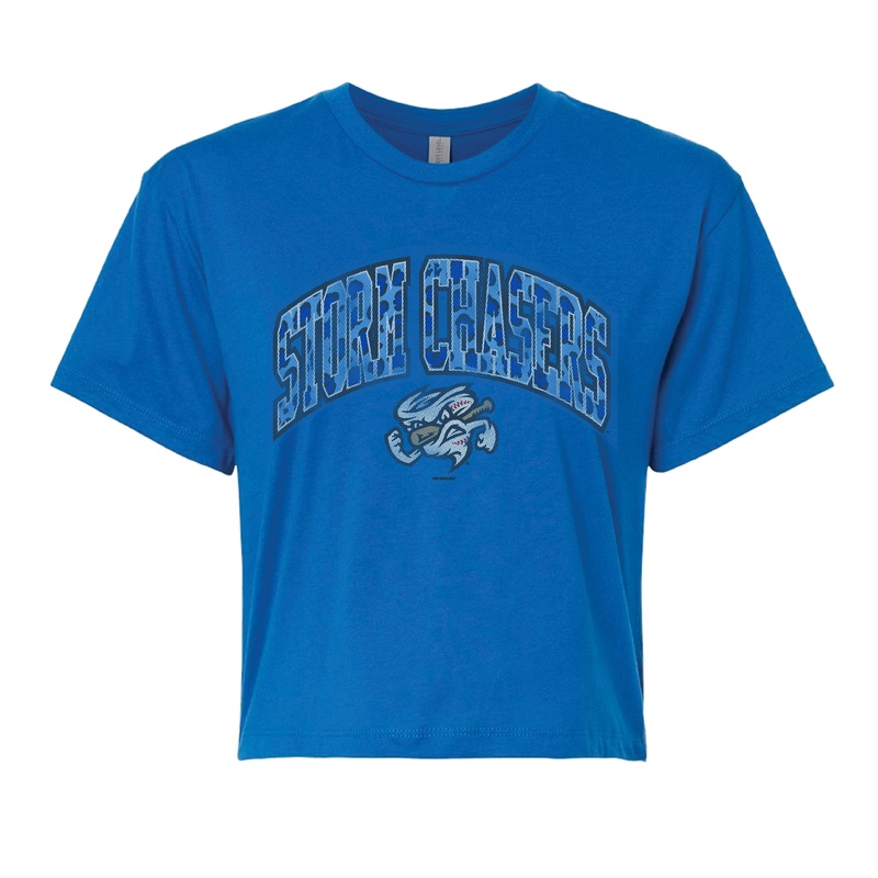 Omaha Storm Chasers Bimm Ridder Women’s Royal Thang Crop Tee