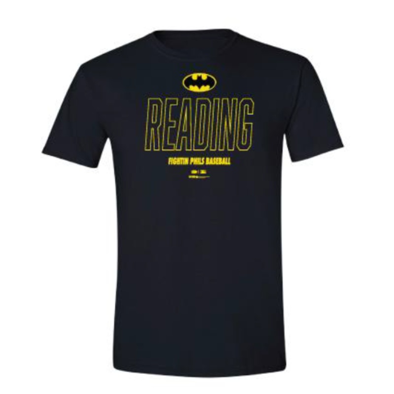 OT Sports Reading Fightin Phils Youth Batman Tee