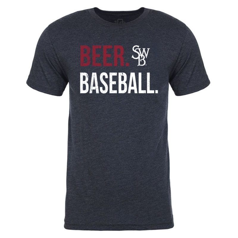 Scranton Wilke’s-Barre RailRiders 108 Stitches Beer Baseball tee
