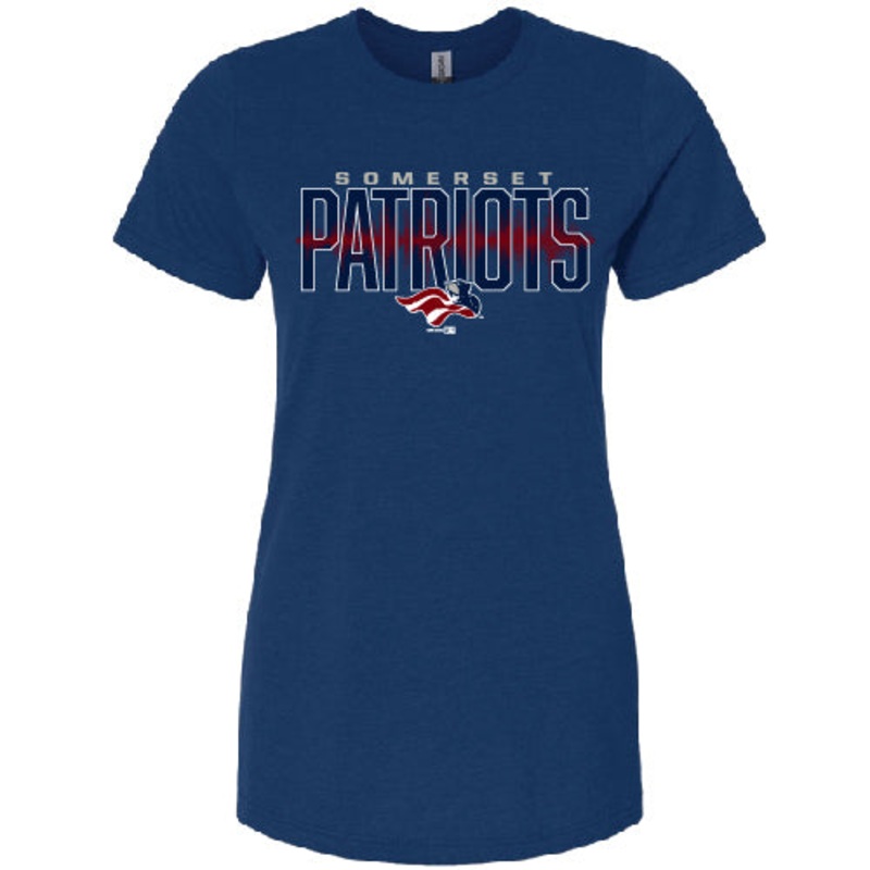 Somerset Patriots Women’s Surly Soft Style Crew Neck Tee
