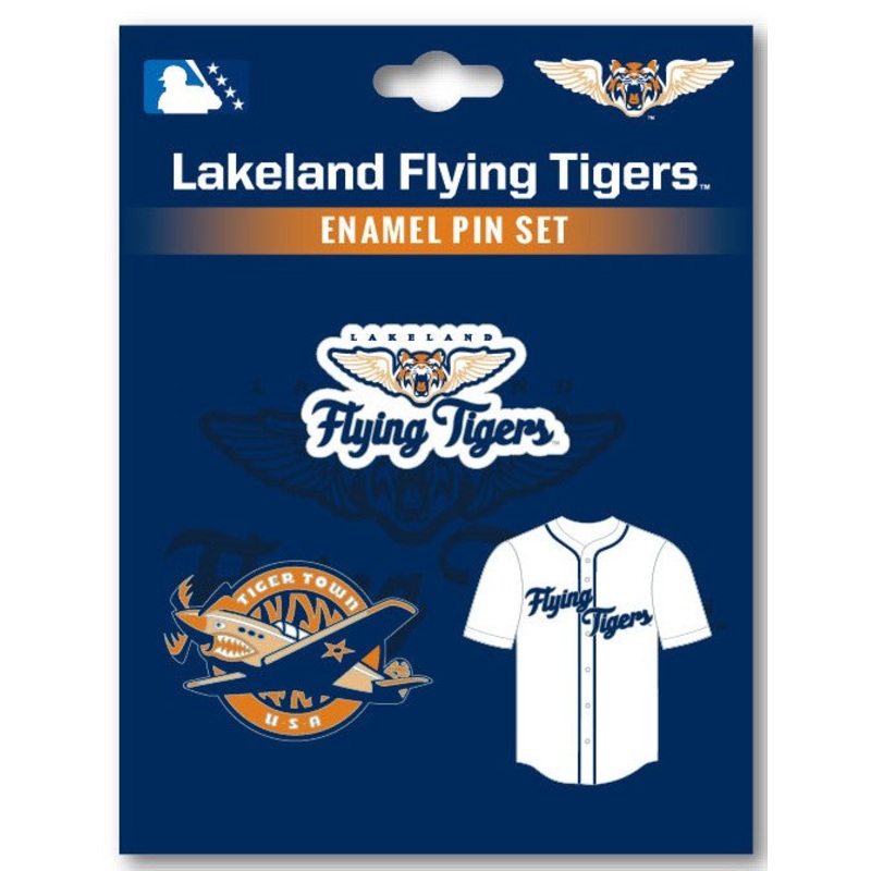 Three Piece Enamel Pin Set
