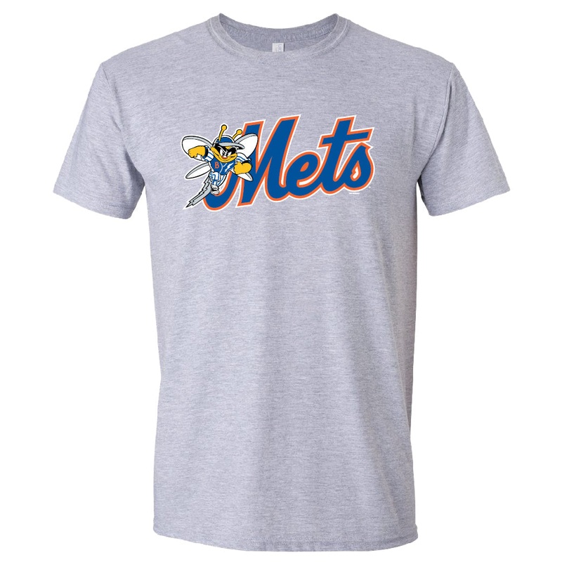 BRP Youth B-Mets 100% Cotton Sports Gray T-Shirt by Bimm Ridder