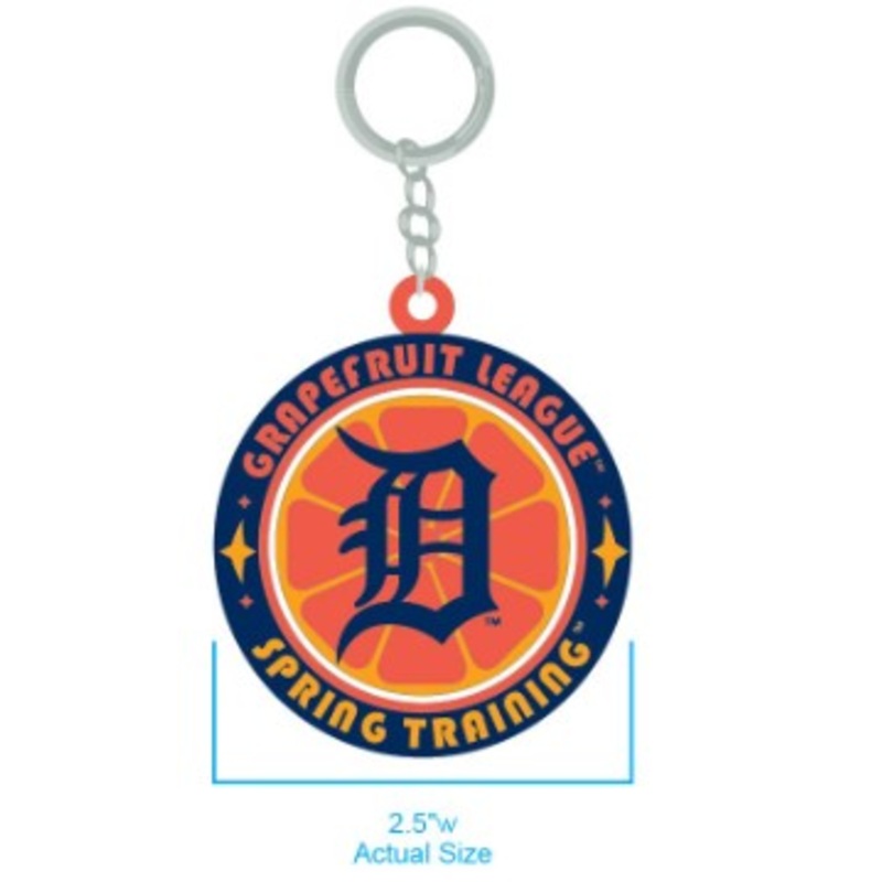 Detroit Tigers Rubber Keychain – Grapefruit League