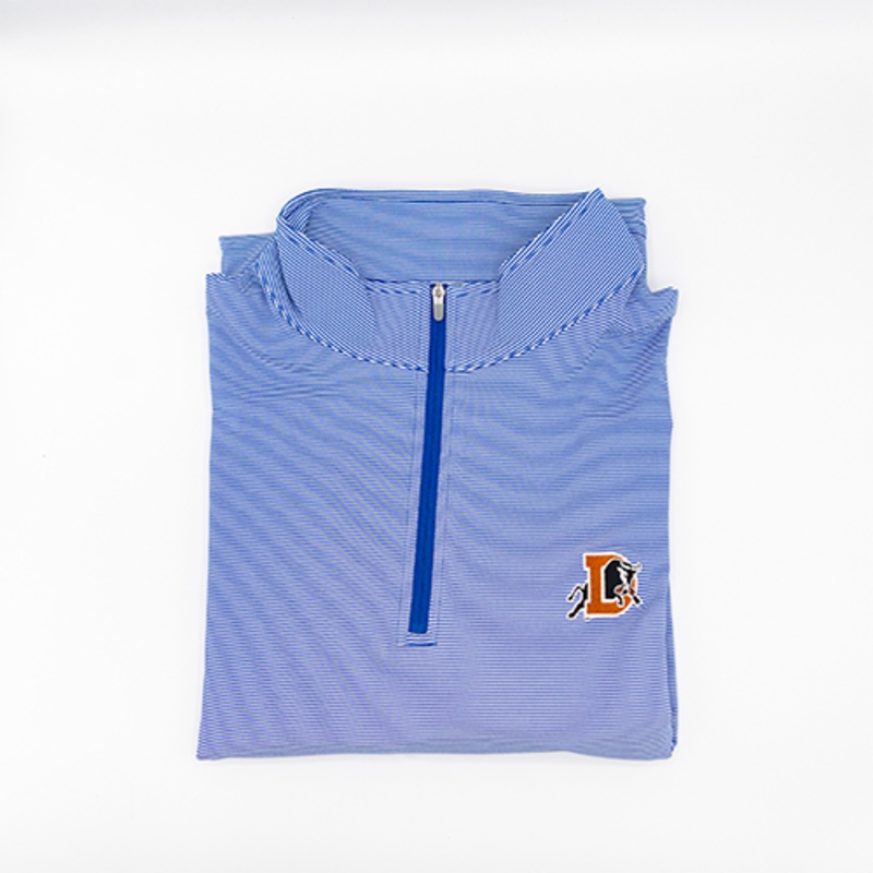 Durham Bulls Peter Millar Perth Ministripe 1/4 Pullover