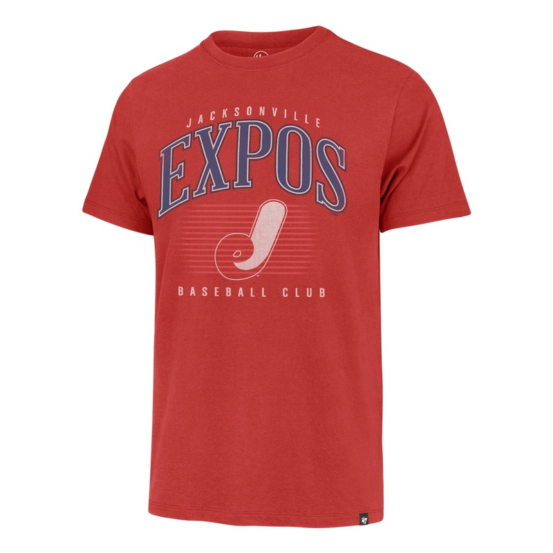 Jacksonville Jumbo Shrimp ’47 Jacksonville Expos Double Header Franklin Tee