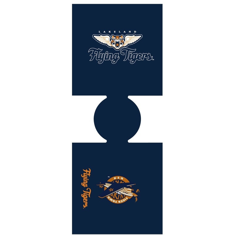 Lakeland Flying Tigers 24oz Tall Boy Koozie