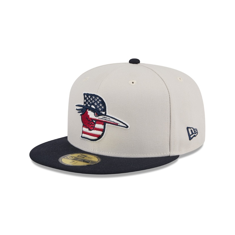 Delmarva Shorebirds New Era 2024 4th of July 59FIFTY Cap