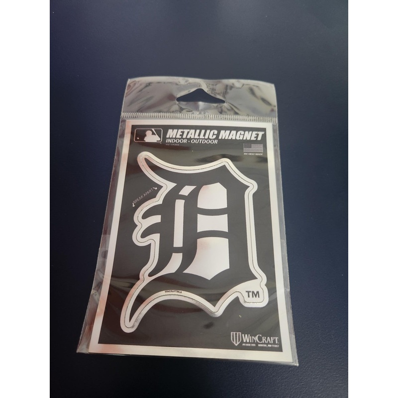 Detroit Tigers Metallic Magnet 3×5