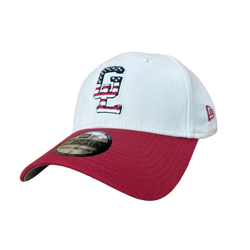 Great Lakes Loons 2024 New Era Stars and Stripes 39THIRTY Flex-Fit Cap