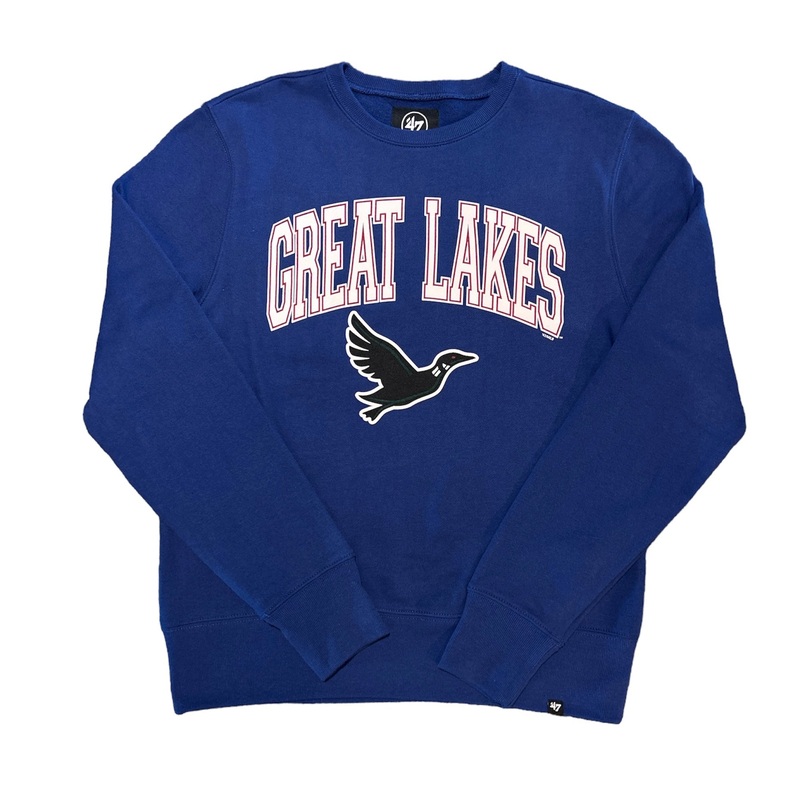 Great Lakes Loons ’47 Royal Blue Crewneck