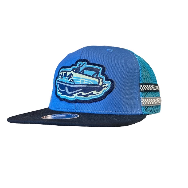 Great Lakes Pontooners OC Sports Two-Toned Striped Mesh Snapback