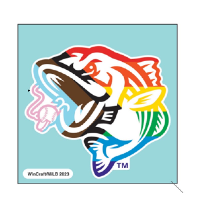 Gwinnett Stripers Wincraft Pride Cap Logo Perfect Cut Decal