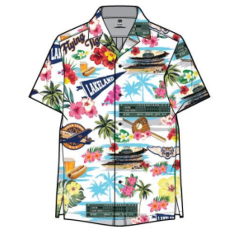 Lakeland Flying Tigers Hawaiian Shirt