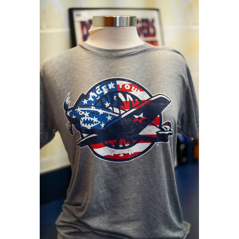 Lakeland Flying Tigers Patriotic T-Shirt BP Logo