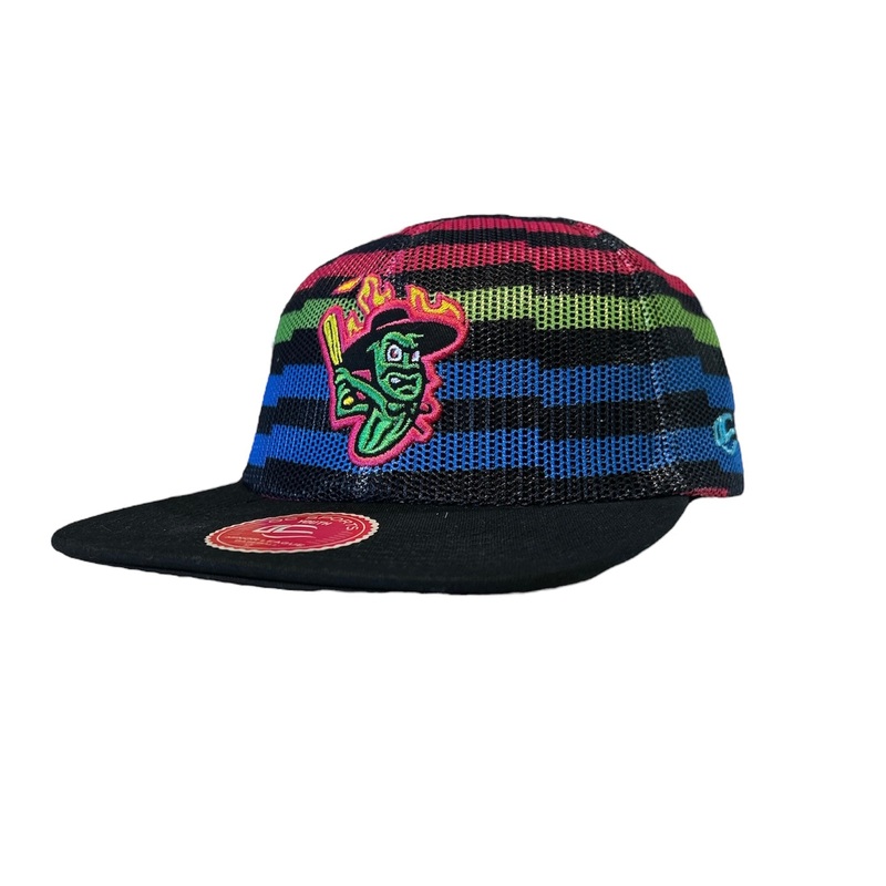 Los Pepinillos Picantes del Norte OC Sports Mesh Striped Snapback – Youth