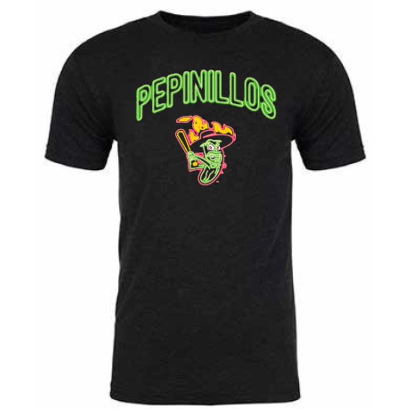 Los Pepinilos Picantes del Norte 108 Stitches Neon Tee
