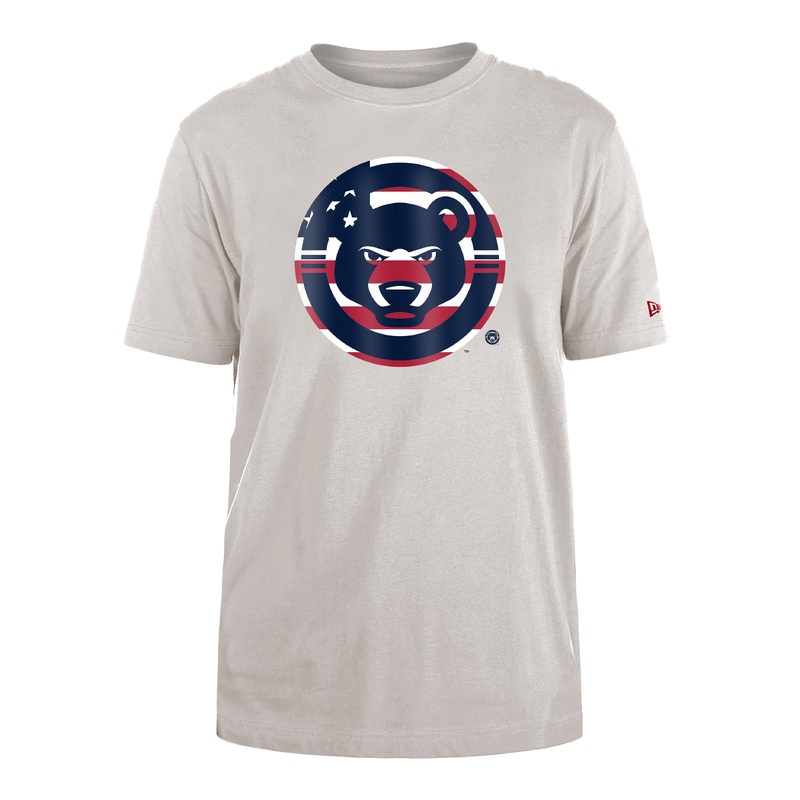 New Era South Bend Cubs July 4th 2024 Tan Men’s Tee
