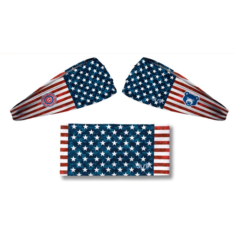 South Bend Cubs Flag JUNK Headband