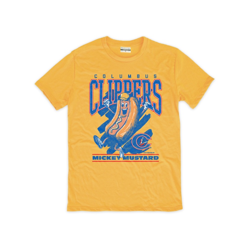 Columbus Clippers Where I’m From Mickey Mustard Tee