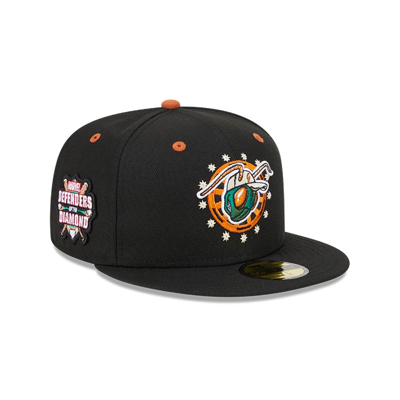 Greensboro Grasshoppers Marvels Defenders of the Diamond New Era 59FIFTY Fitted Cap