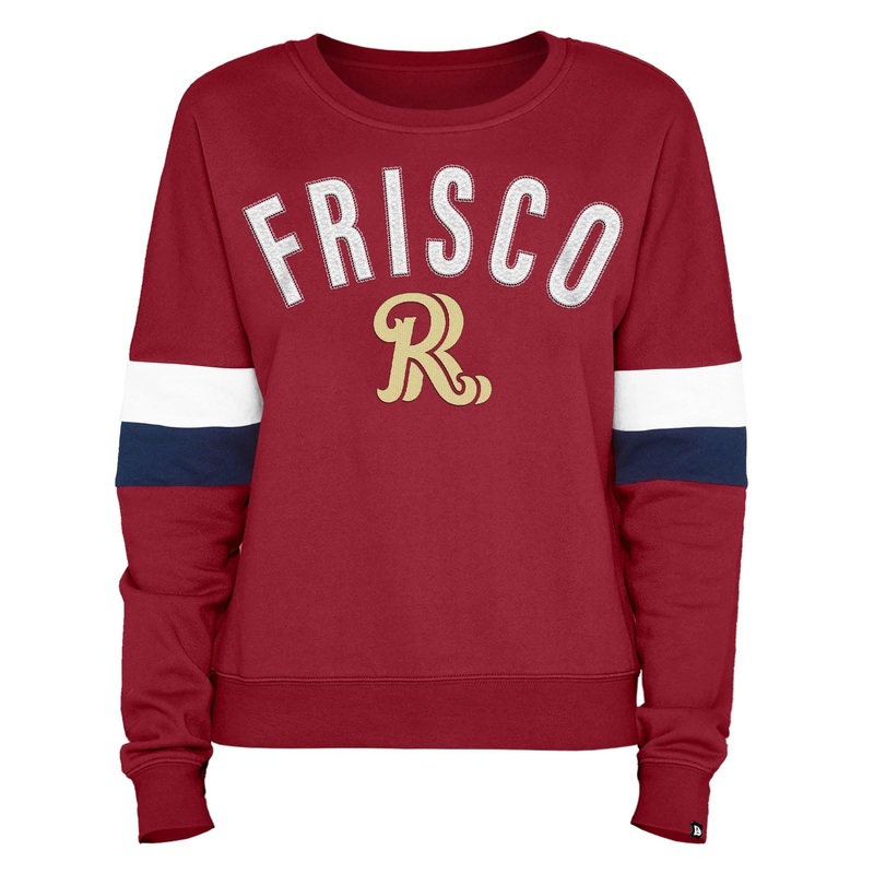 New Era Womens Red Crew Sweatshirt Frisco RR