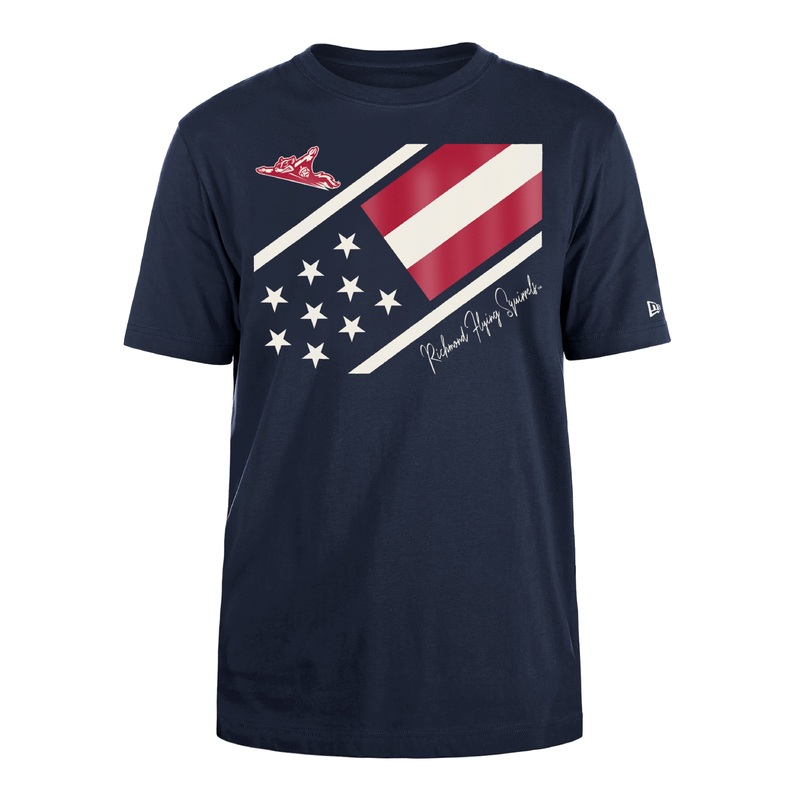 Richmond Flying Squirrels July 4th Navy Tee